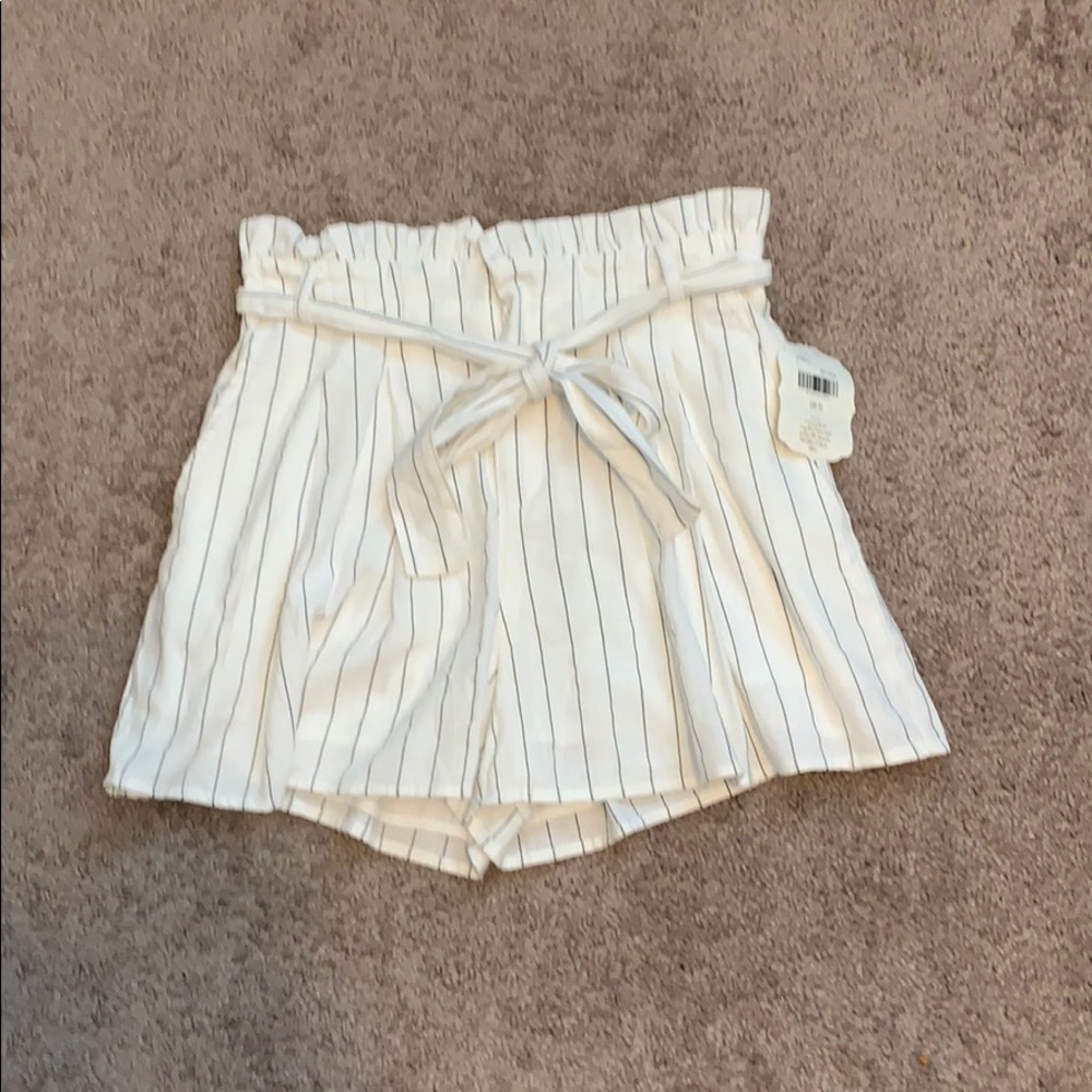 striped shorts